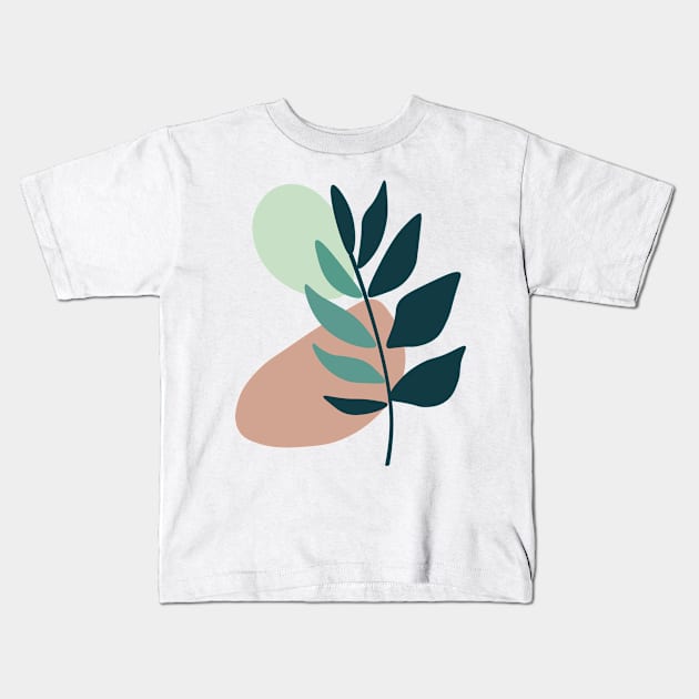 Leaf Kids T-Shirt by soneroo_art